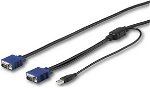 StarTech 3m 2-in-1 USB & VGA KVM Cable for Rackmount Consoles