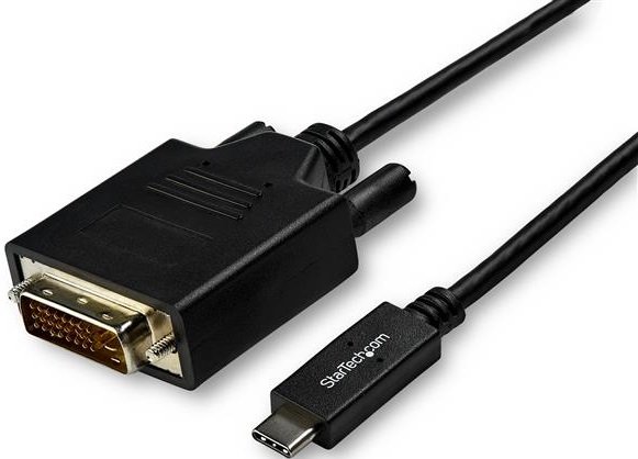 StarTech 3m USB-C Male to DVI-D Male Cable - Black