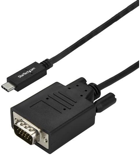StarTech 3m USB-C Male to VGA Male Cable - Black