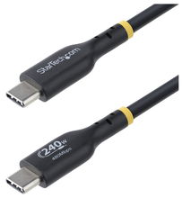 view StarTech 3m USB-C 240W Power Delivery Charging Cable - Black