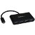 StarTech USB 3.0 USB-C to 4x USB Type-A Hub with Power Adapter - Black