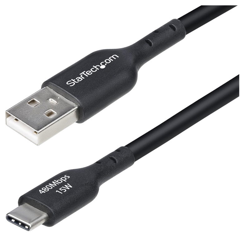 StarTech 4m USB-A to USB-C Charging Cable - Black