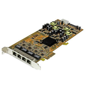 StarTech 4 Port Gigabit PoE PCIe Network Card