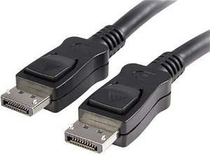 StarTech 0.5m DisplayPort Male to Male Cable with Latches