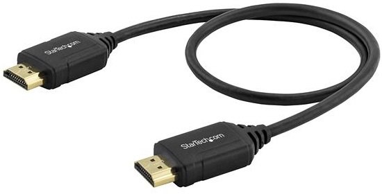 StarTech 0.5m 4K High Speed HDMI Male to Male Cable with Ethernet - Black