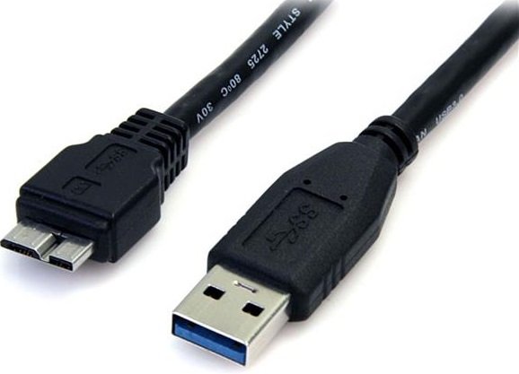 StarTech 0.5m SuperSpeed USB 3.0 Type A Male to Micro B Male Cable - Black