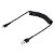 StarTech 50cm USB-A to Lightning Coiled Cable - Black