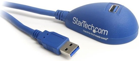 StarTech 1.5m USB 3.0 Type-A Male to Type-A Female Desktop Extension Cable - Blue
