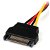 StarTech 6 Inch SATA to LP4 Power Cable Adapter