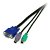 StarTech 1.8m 3-in-1 PS/2 & VGA KVM Cable
