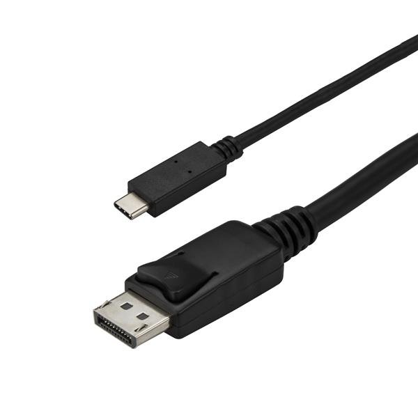 StarTech 1.8m 4K USB-C Male to Displayport Male Cable - Black