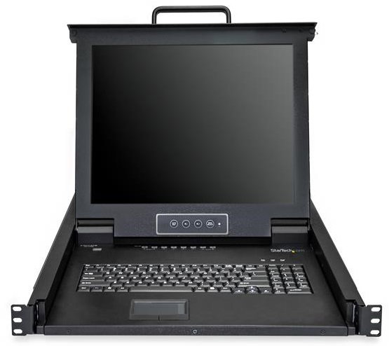 StarTech 8 Port 1U Rackmount KVM Console RKCONS1708K | Elive NZ