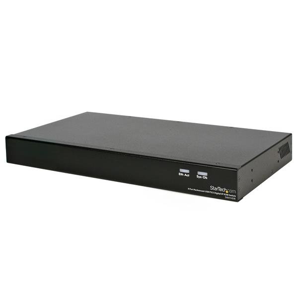 StarTech 8 Port Rackmount Digital IP KVM Switch with USB PS/2 VGA