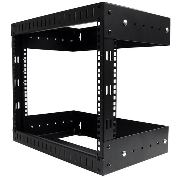 StarTech 8RU Adjustable Depth Open Frame Wall Mount Server Cabinet
