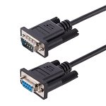 StarTech 3m DB9 RS232 Female to Male Serial Null Modem Cable