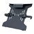 StarTech Adjustable Monitor Arm Laptop Tray