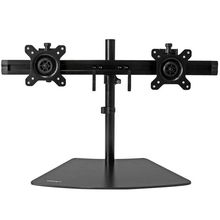 view StarTech Dual Monitor Desk Stand for up to 24 Inch Flat Panel TVs or Monitors - Up to 8kg per arm