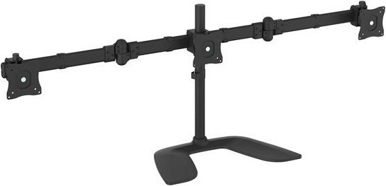 StarTech Articulating Triple Monitor Desk Stand for 13-27 Inch Flat Panel TVs or Monitors - Up to 8kg per Display