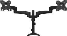 view StarTech Articulating Dual Monitor Desk Mount Bracket for 12-24 Inch Flat Panel TVs or Monitors - Up to 13.6kg