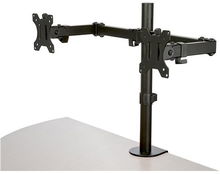 view StarTech Crossbar Dual Monitor Desk Mount Bracket for up to 32 Inch Flat Panel TVs or Monitors - Up to 8kg (per Monitor)