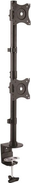 StarTech Dual Monitor Vertical Desk Mount Bracket for 13-27 Inch Flat Panel TVs or Monitors - Up to 10kg (per Monitor)
