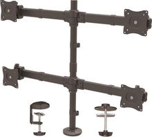 view StarTech Quad Monitor Arm Desk Mount Bracket for 13-27 Inch Flat Panel TVs or Monitors - Up to 8kg per Display