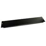 StarTech 2RU Blank Panel for 19 Inch Server Racks and Cabinets - Black
