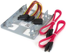view StarTech Dual 2.5 Inch SATA Hard Drive to 3.5 Inch Drive Bay Mounting Kit