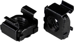 StarTech M5 Black Cage Nuts - 100 Pack