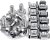StarTech M6 Silver Mounting Screws and Cage Nuts - 50 Pack