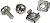 StarTech M5 Silver Mounting Screws and Cage Nuts - 20 Pack