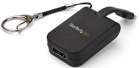 StarTech Portable USB-C to HDMI Adapter with Keychain