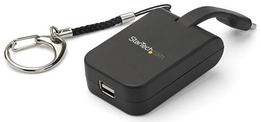 StarTech Portable 4K 60Hz USB-C to Mini DisplayPort Adapter with Keychain