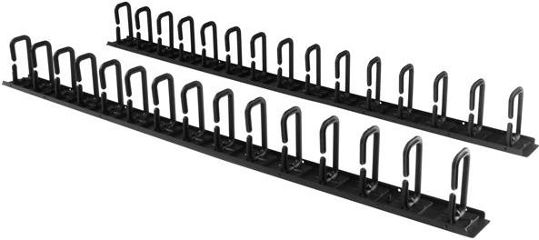 StarTech 40RU Vertical Cable Organizer with D-Ring Hooks