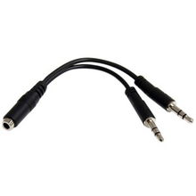 view StarTech 3.5mm Combo Jack to Headphone and Mic Adapter