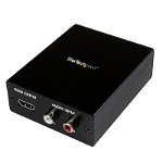 StarTech Component/VGA Video and Audio to HDMI Converter - Black