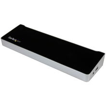 view StarTech USB-C Triple Video 4K Docking Station with Power - 2x DisplayPort, 1x HDMI, 2x USB-C, 4x USB-A, 1x RJ-45