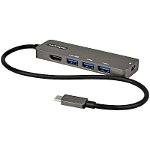 StarTech DKT30CHPD3 USB-C Multiport Adapter with 100W Power Delivery - 3x USB-A, 1x USB-C, 1x HDMI