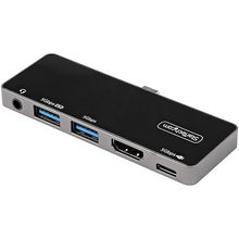 view StarTech DKT30ICHPD USB-C Multiport Adapter with 100W Power Delivery - 2x USB-A, 1x USB-C, 1x HDMI, 1 x 3.5 mm Audio