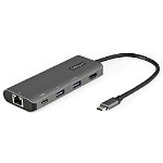 StarTech Multiport USB-C Single Video Mini Docking Station for Laptops & Tablets - 2x USB-A, 1x USB-C, 1x HDMI, 1x RJ-45