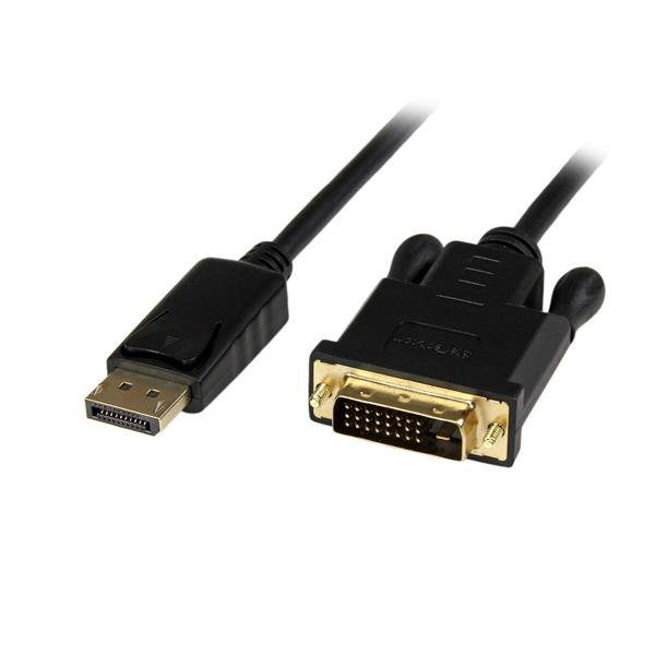 StarTech 1.8m DisplayPort Male to DVI-D Male Active Adapter Cable - Black