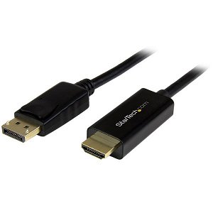 StarTech 1m 4K DisplayPort Male to HDMI Male Passive Adapter