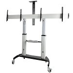 StarTech Dual Display Mobile TV Stand for 37-60 Inch TV - Up to 50kg