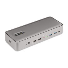 view StarTech Dual-Laptop USB-C KVM Docking Station - USB-A, USB-C, DisplayPort