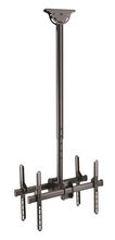 view StarTech Dual Back-to-Back Ceiling Mount Bracket for 32-75 Inch Flat Panel TVs or Monitors - Up to 45kg