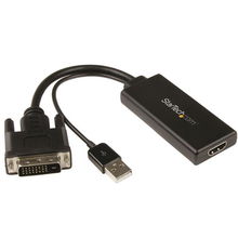 view Startech DVI to HDMI Video Adapter with USB Power and Audio