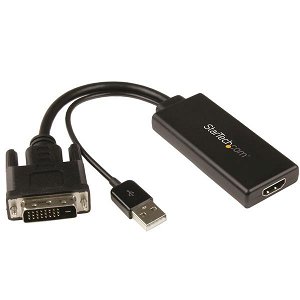 Startech DVI to HDMI Video Adapter with USB Power and Audio