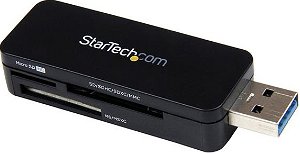 StarTech USB 3.0 External Flash Multi Media Memory Card Reader - SDHC MicroSD