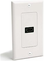 StarTech Single Outlet Female HDMI Wall Plate - White