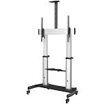 StarTech Heavy Duty Mobile TV Stand Cart for 60-100 Inch Displays - Up to 100kg